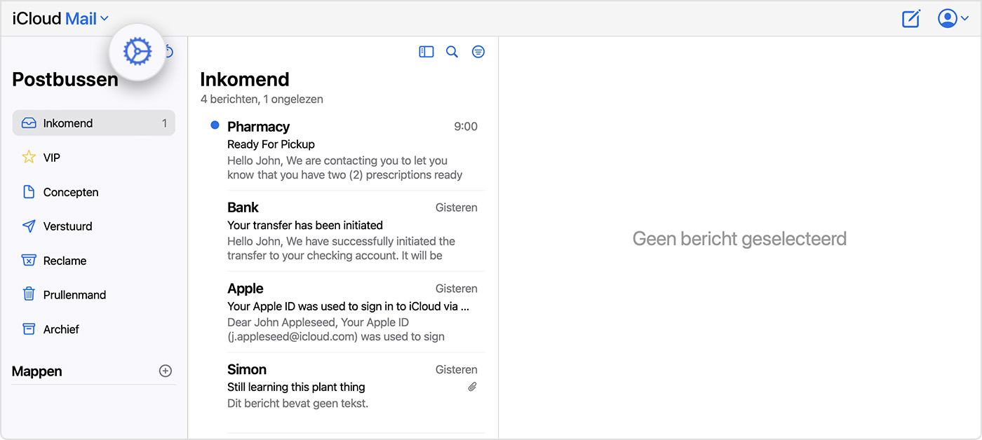 Spam melden en beperken in iCloud Mail - Apple Support (NL)