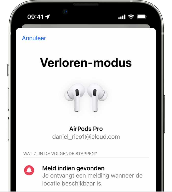 Classificatie leeuwerik Draaien Uw zoekgeraakte AirPods vinden - Apple Support (NL)