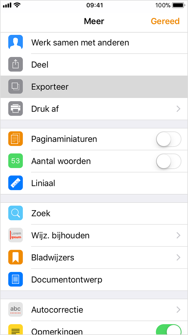 Verschillende bestandsstructuren importeren en exporteren in Pages Apple Support