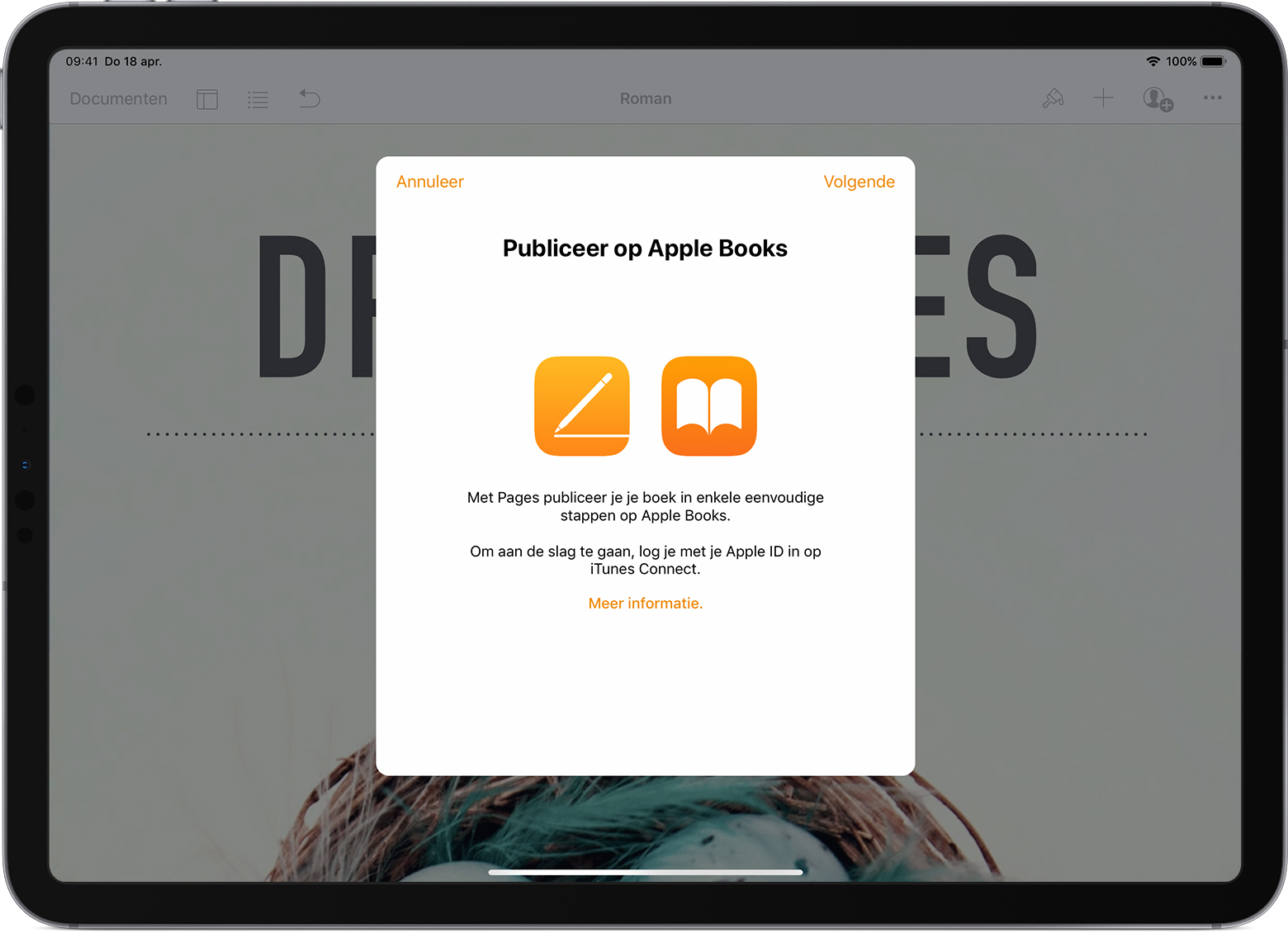 Een boek publiceren met Pages Apple Support