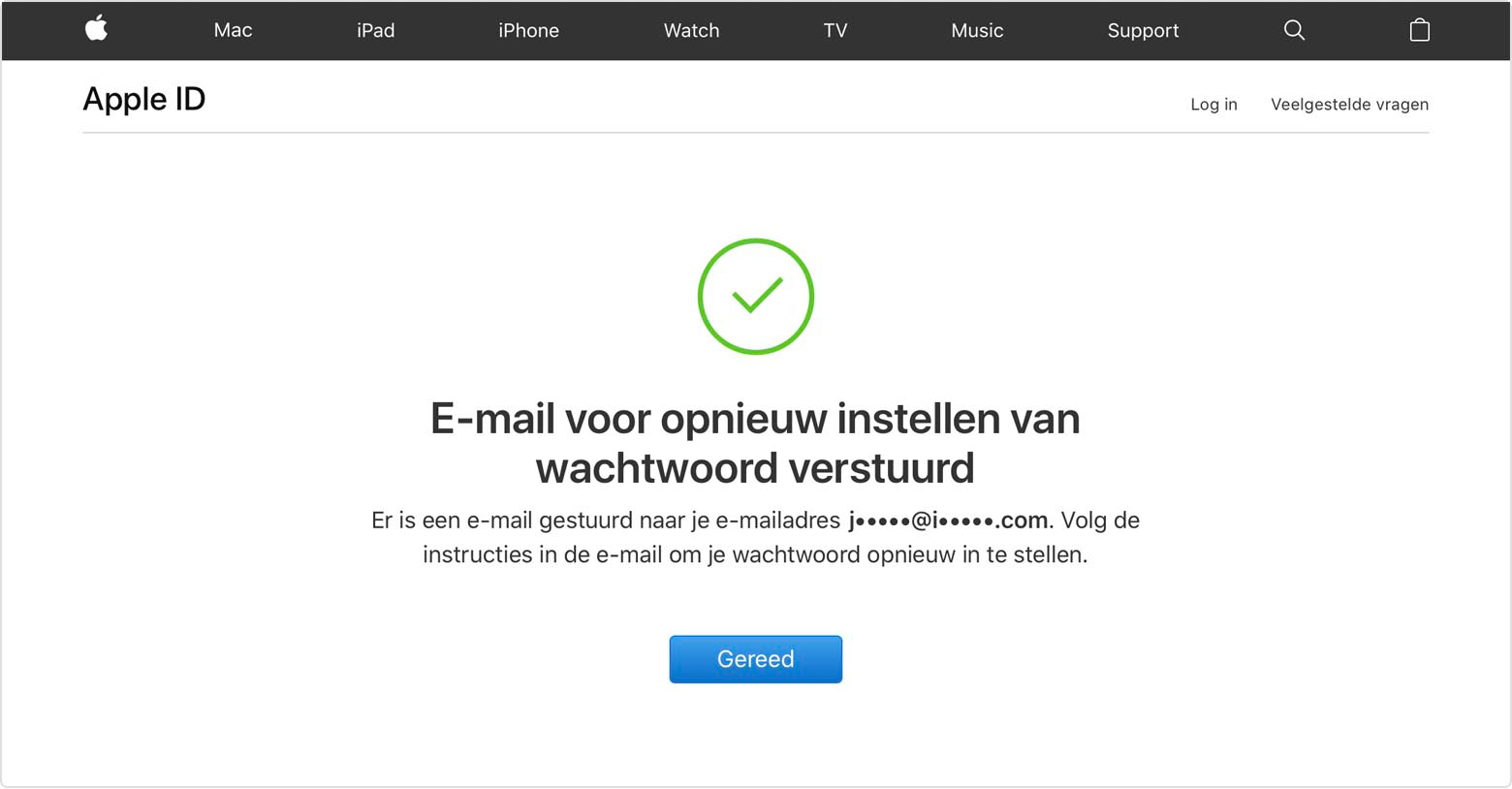 Als u het wachtwoord van uw Apple ID bent vergeten Apple Support