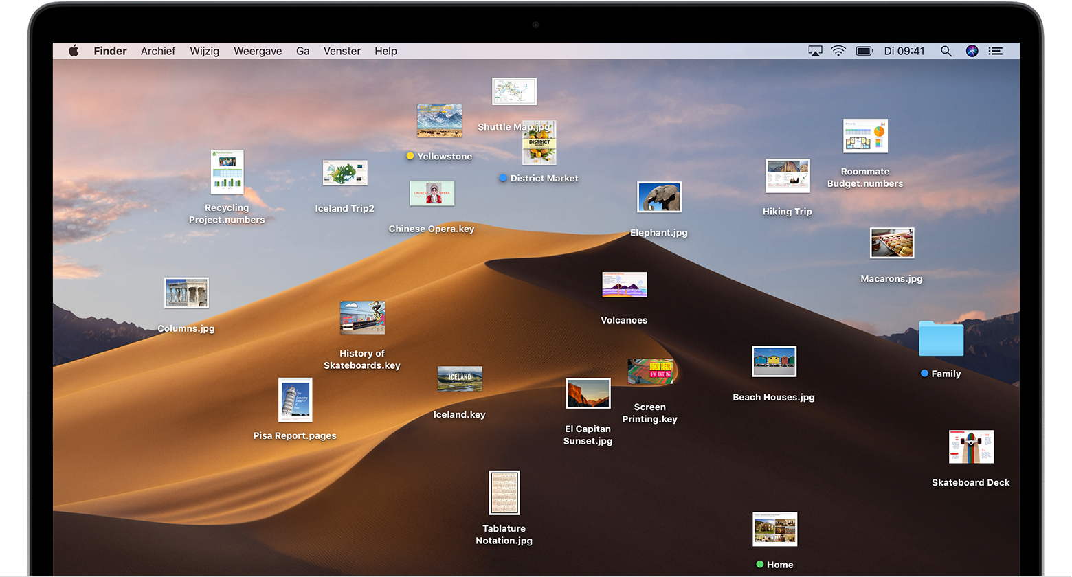 Desktop Anzeigen Mac