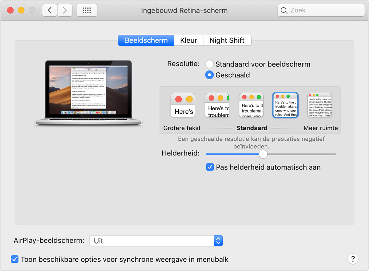 Beenmerg As Regeneratief Een Retina-display gebruiken - Apple Support (NL)