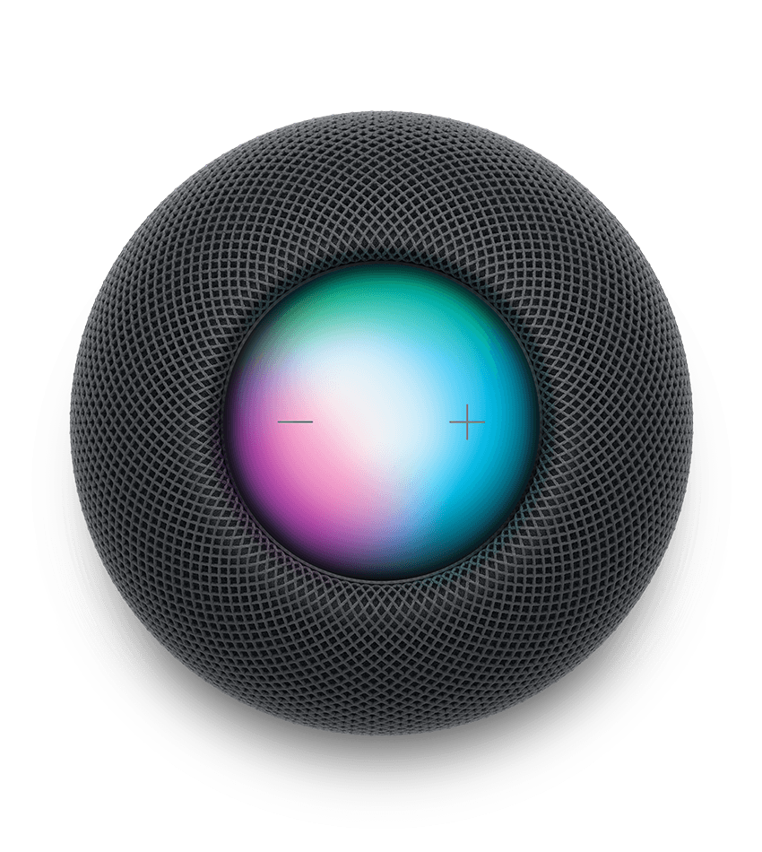 HomePod mini som viser berøringsflaten