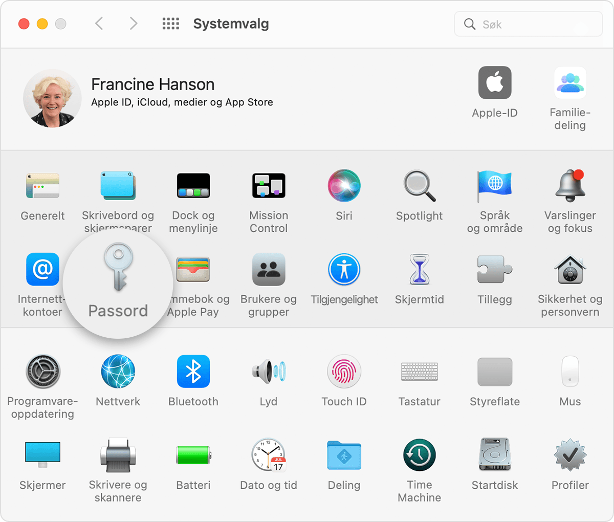 Slik finner du lagrede passord på Macen din - Apple-kundestøtte (NO)
