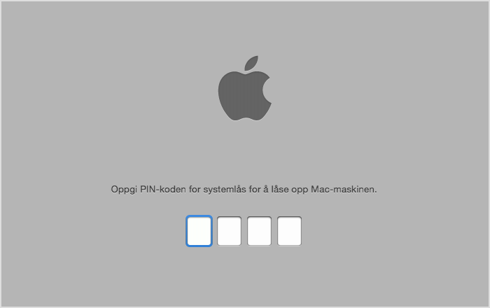 Mac starter ikke opp grå skjerm
