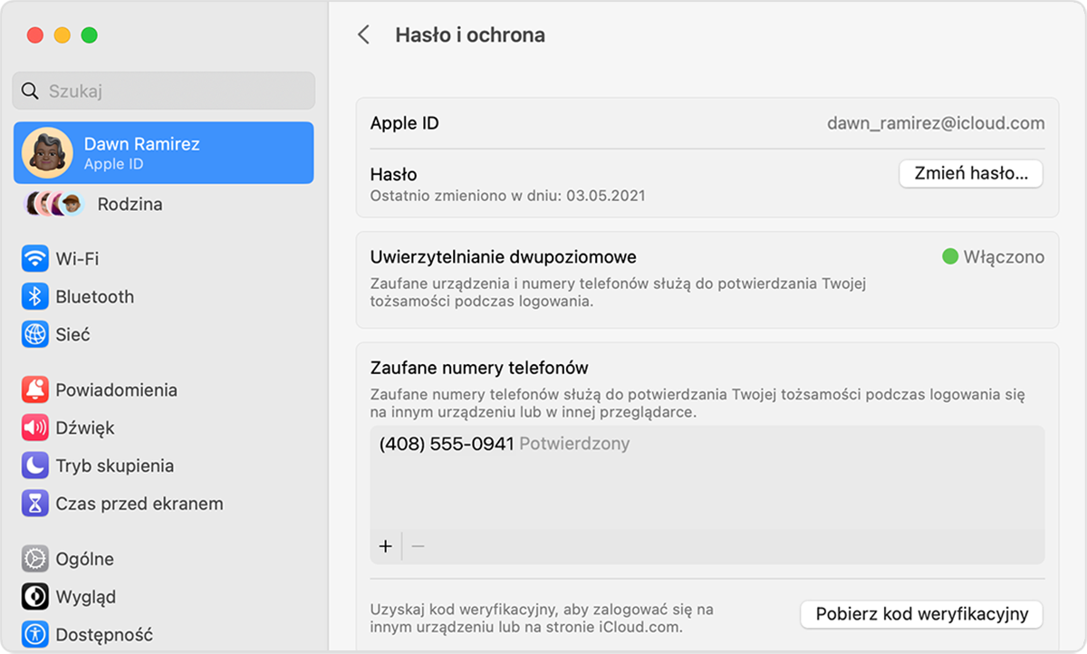 Zmiana hasła do konta Apple ID na Macu