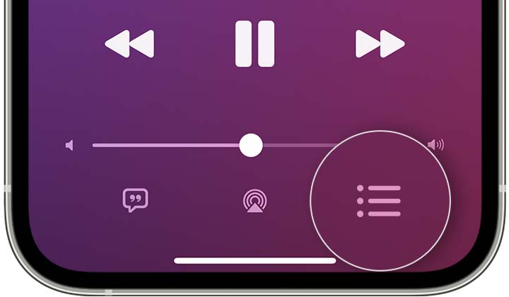 iPhone wyświetlający przycisk Następne w prawym dolnym rogu ekranu