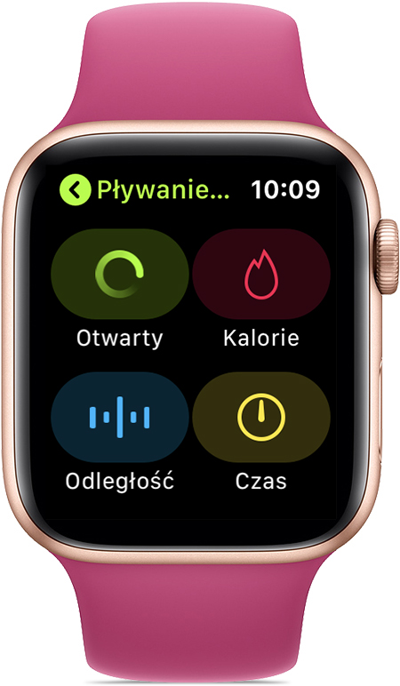 Pływanie z zegarkiem Apple Watch - Wsparcie Apple