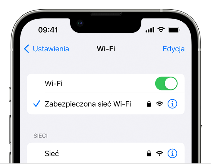 Jeśli potrzebujesz pomocy dotyczącej hasła sieci Wi-Fi - Wsparcie Apple (PL)