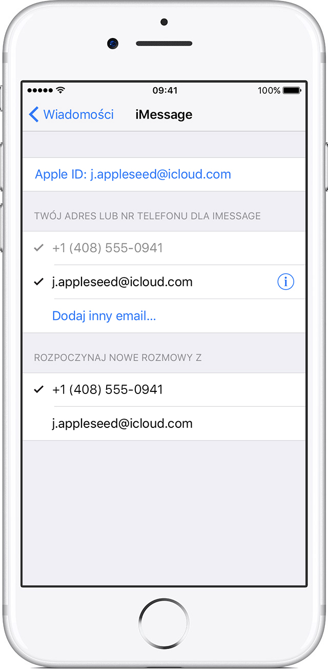 Jeśli nie można wysyłać lub odbierać wiadomości na telefonie iPhone