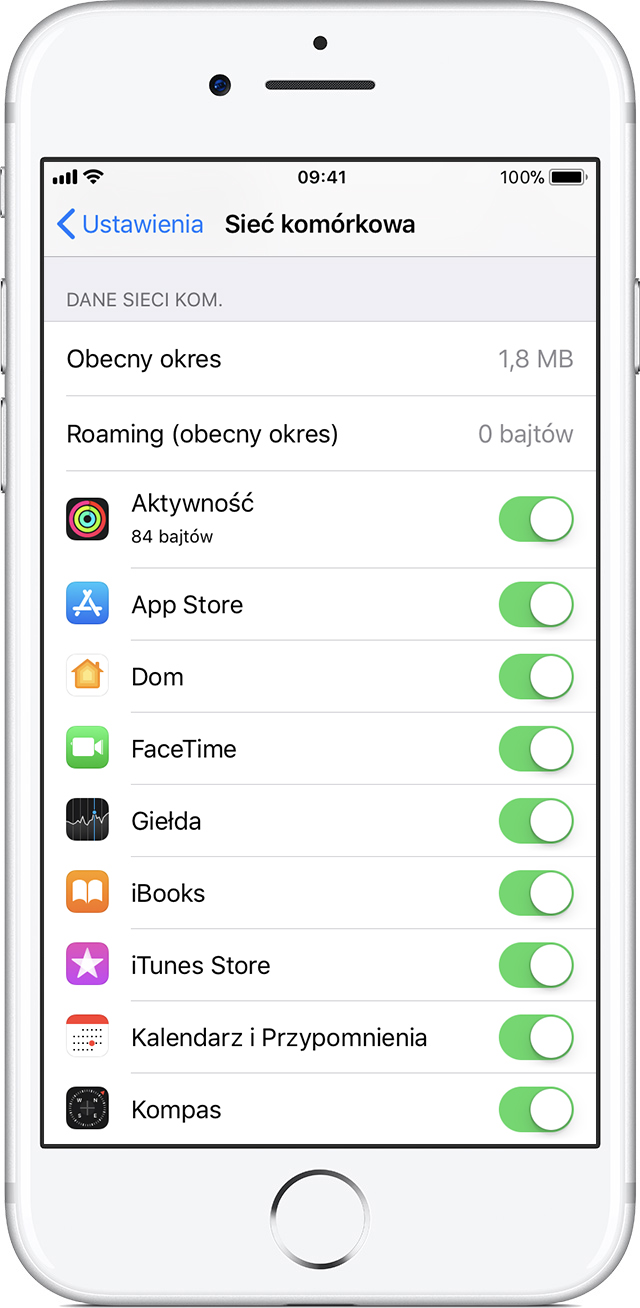 Korzystanie z roamingu danych komórkowych na telefonie iPhone oraz iPadzie  - Wsparcie Apple (PL)