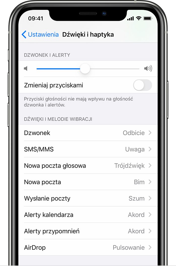 Uzywanie Dzwiekow I Dzwonkow Na Telefonie Iphone Ipadzie Lub Ipodzie Touch Wsparcie Apple