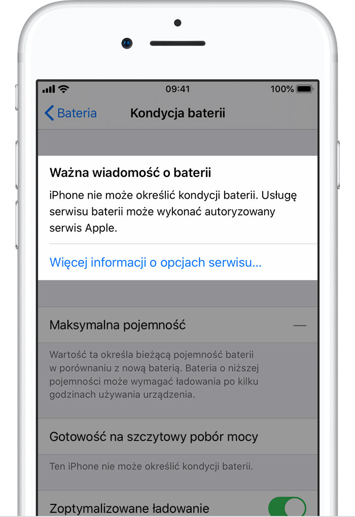 Bateria i wydajność telefonu iPhone - Wsparcie Apple (PL)