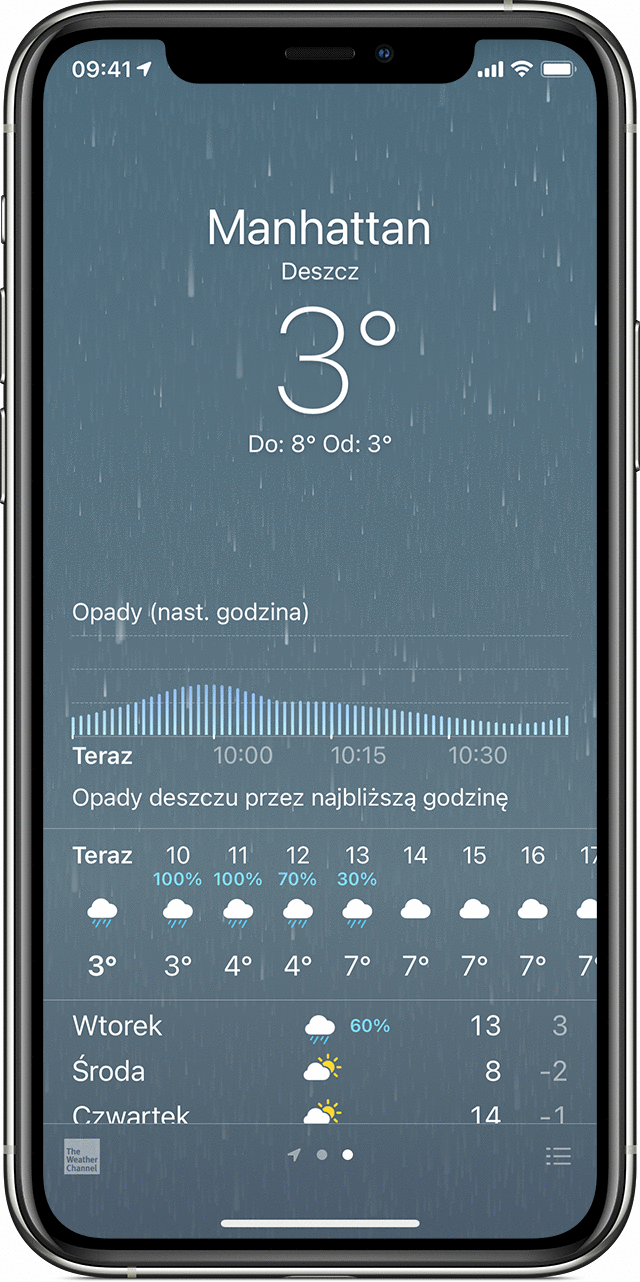 Aplikacja Pogoda I Jej Ikony Na Telefonie Iphone I Ipodzie Touch Wsparcie Apple
