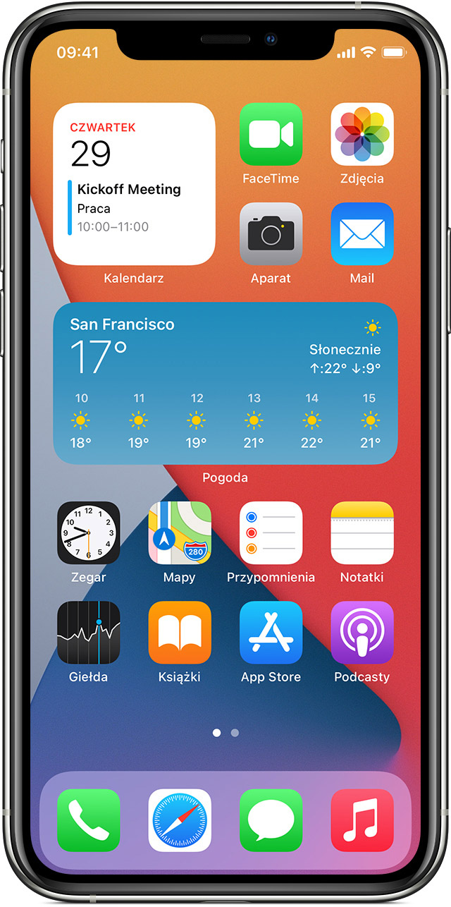 Uzywanie Widzetow Na Telefonie Iphone I Ipodzie Touch Wsparcie Apple
