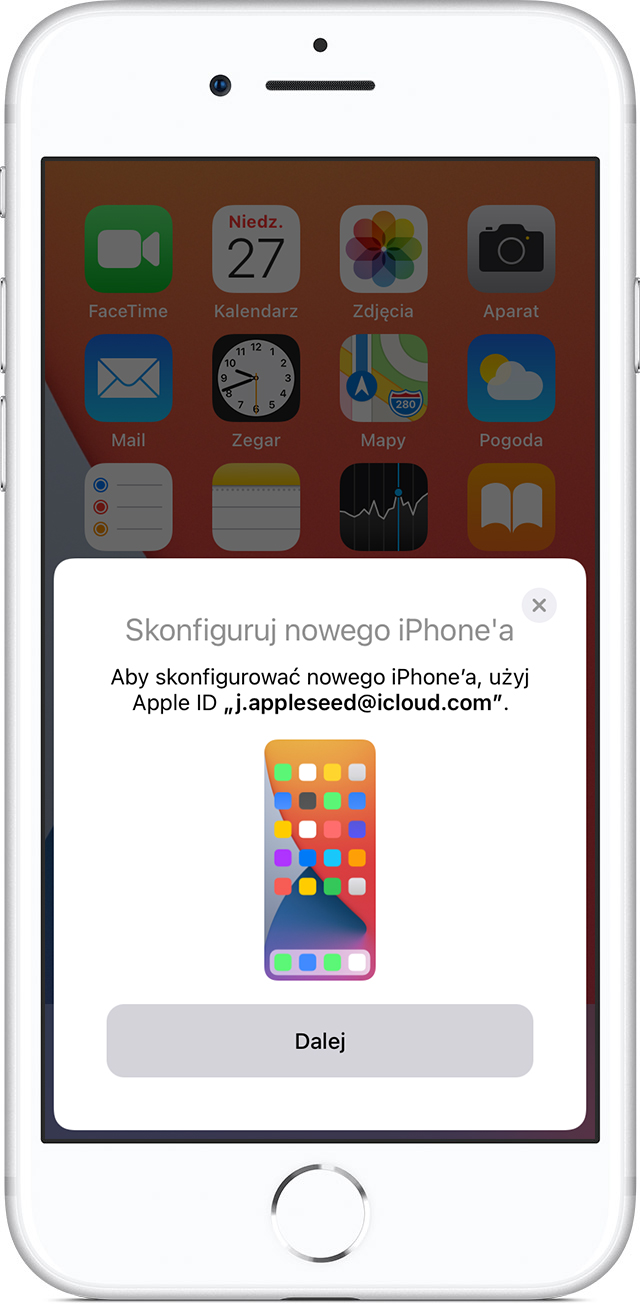 Przenoszenie Danych Na Nowy Telefon Iphone Ipada Lub Ipoda Touch Za Pomoca Funkcji Szybki Start Wsparcie Apple