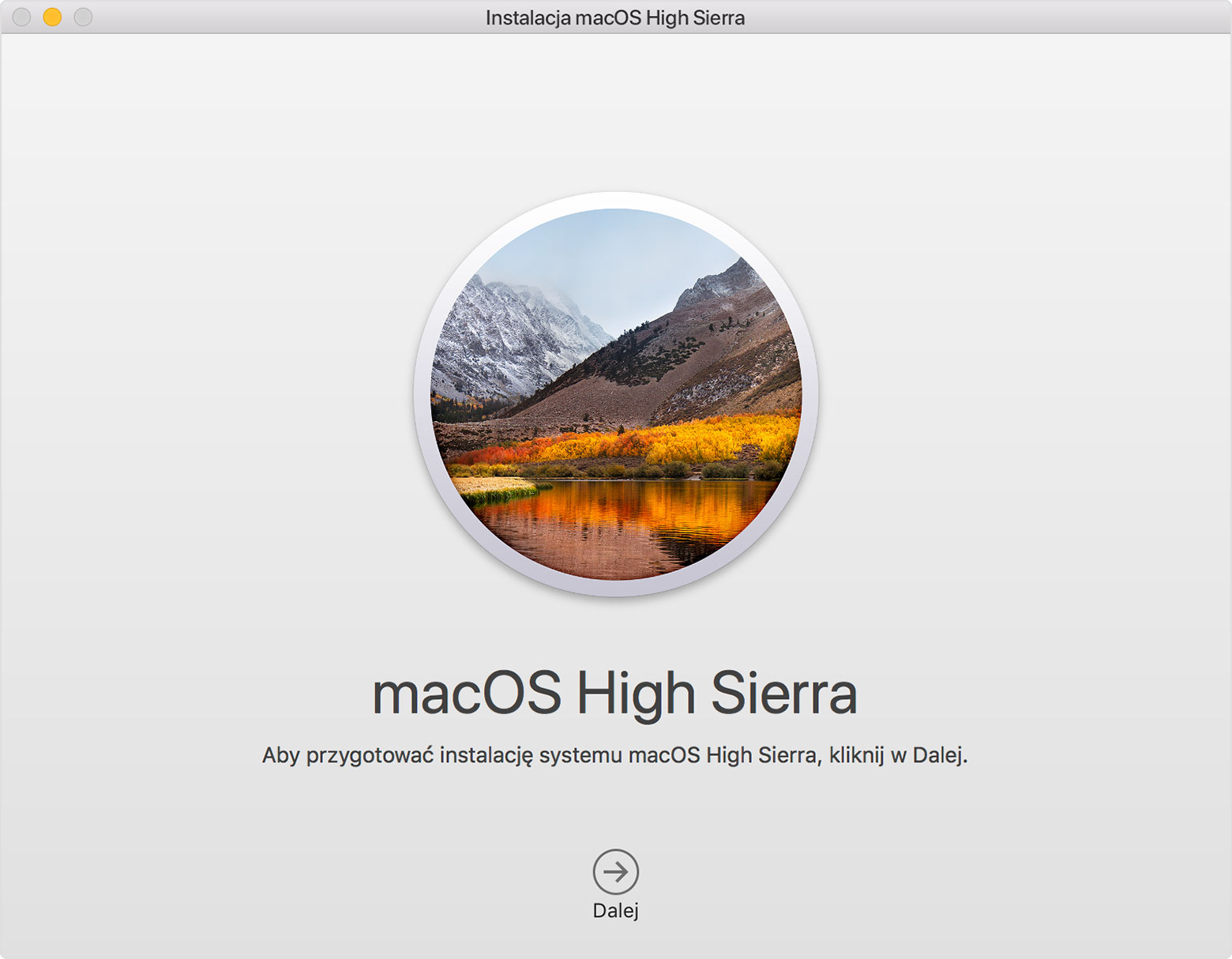 macos high sierra installer app