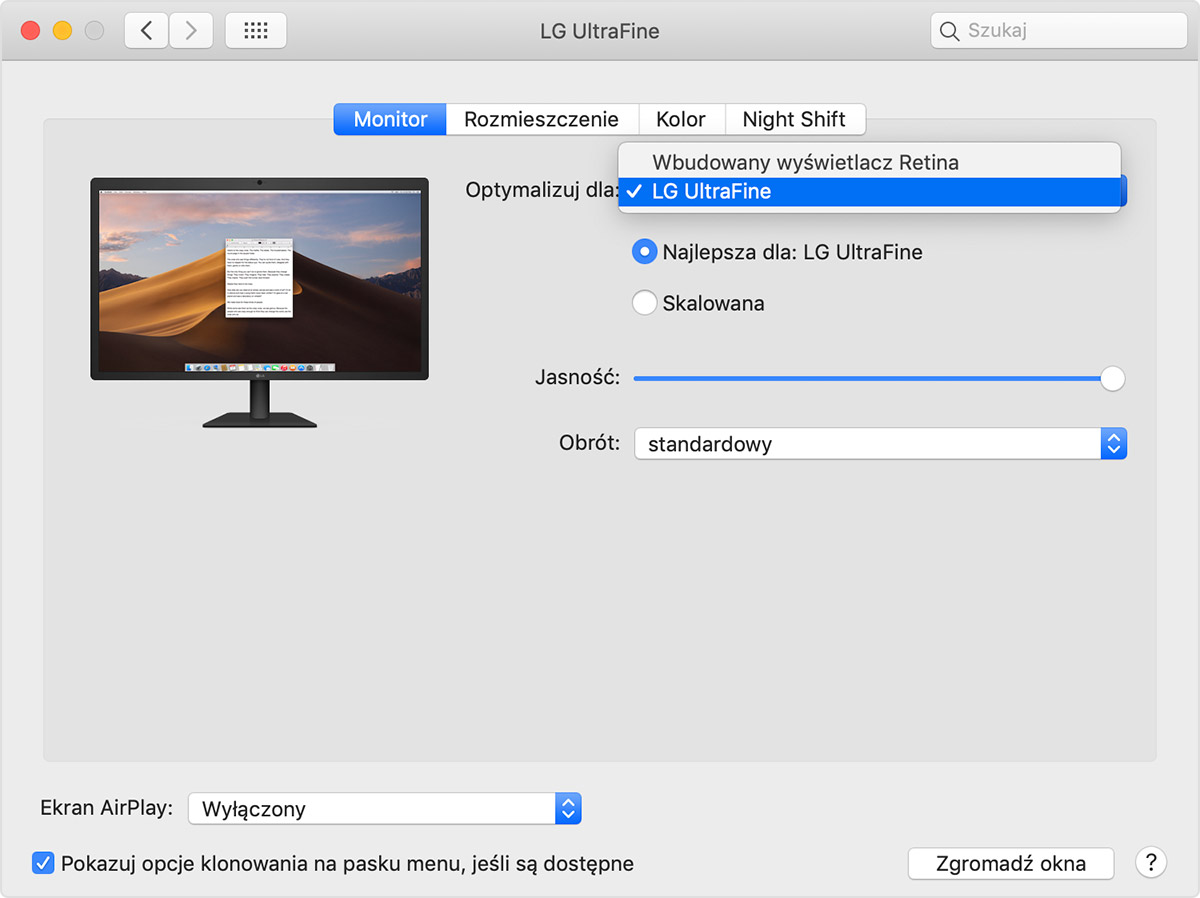 Korzystanie Z Wyswietlacza Retina Wsparcie Apple