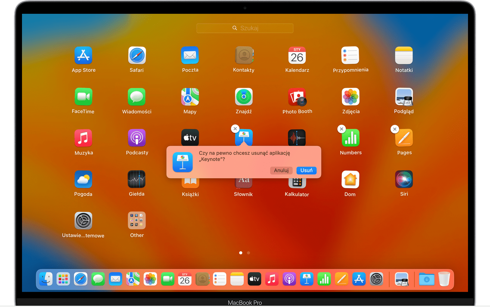 Odinstalowywanie aplikacji na Macu - Wsparcie Apple (PL)