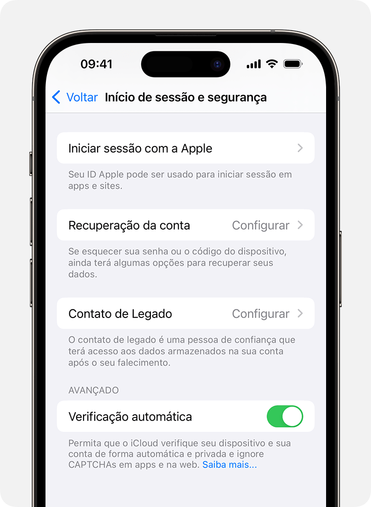 Gerenciar os apps com Iniciar sessão com a Apple - Suporte da