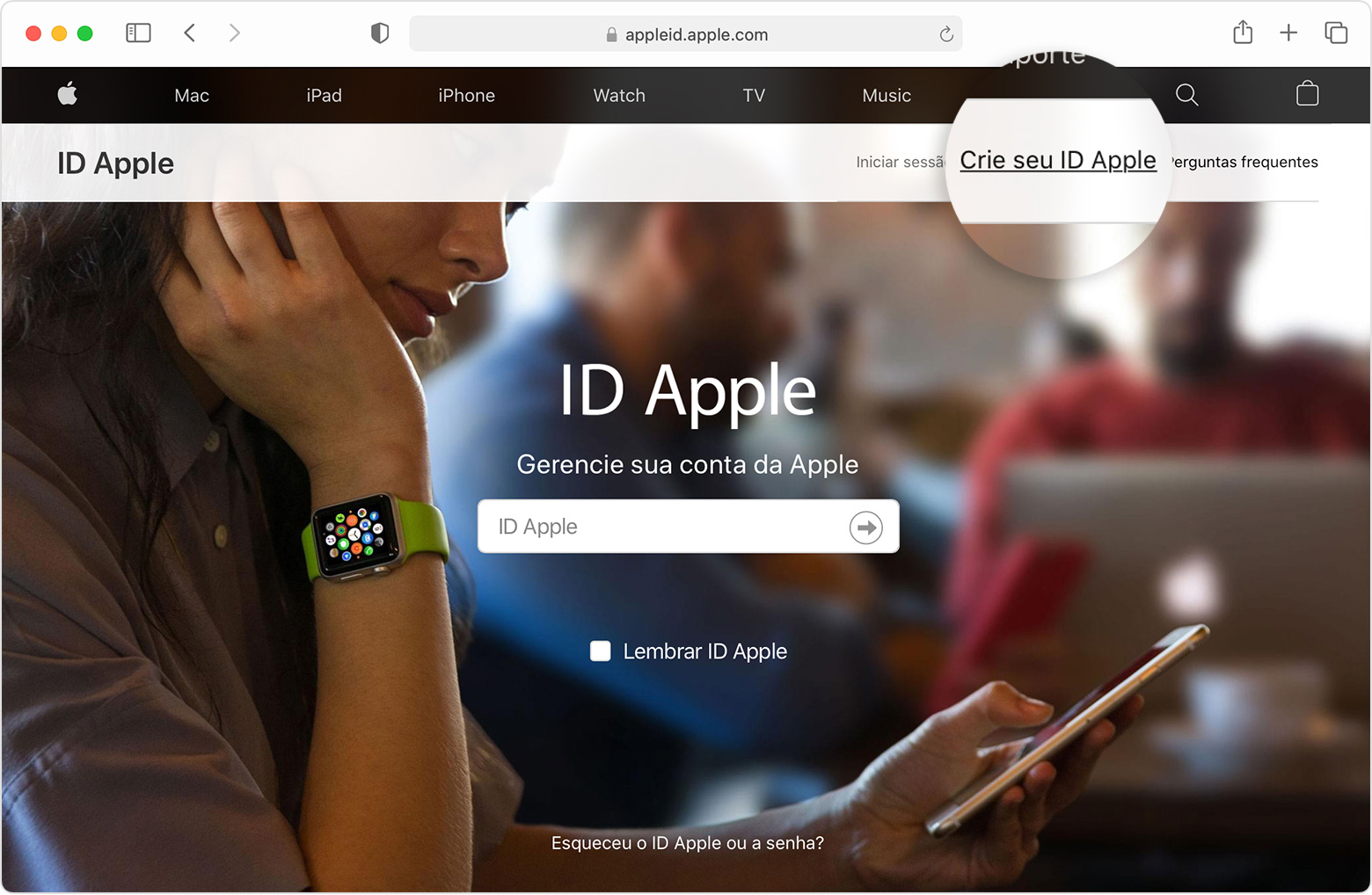 Como criar ID apple enquanto diz ten… - Comunidade da Apple