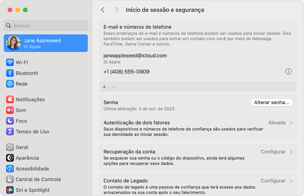 Alterar a senha do ID Apple - Suporte da Apple (BR)