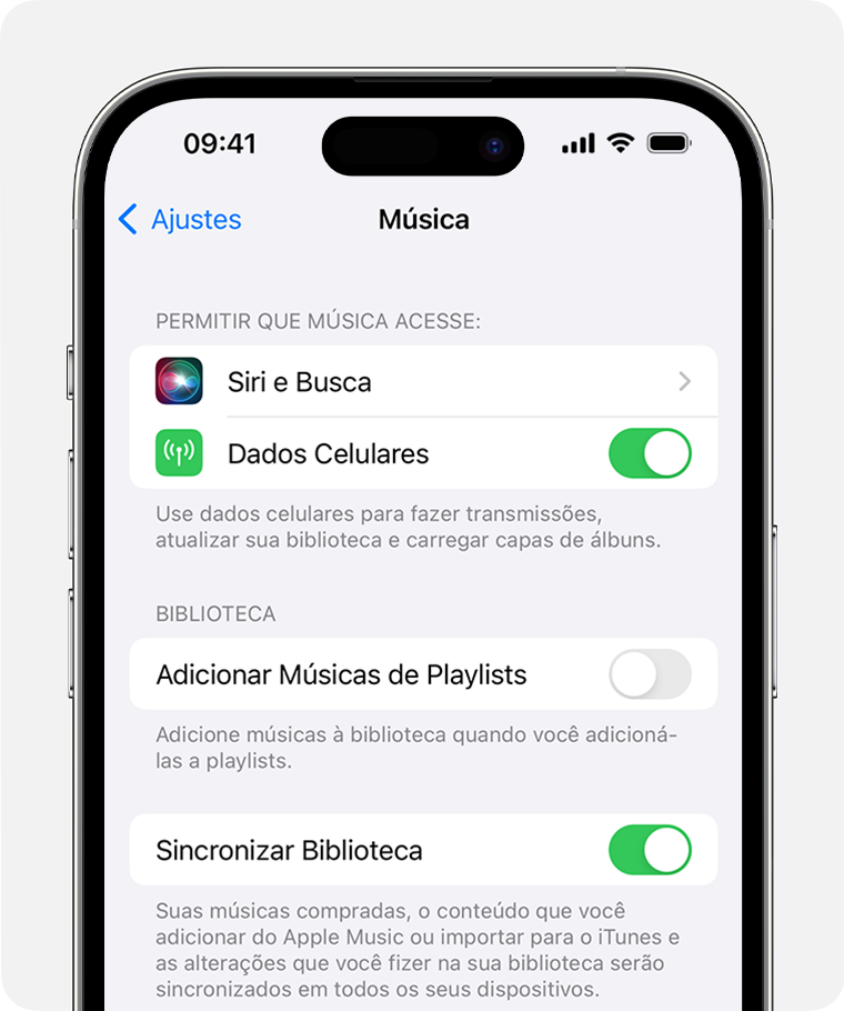 Reproduza músicas no iPhone - Suporte da Apple (BR)