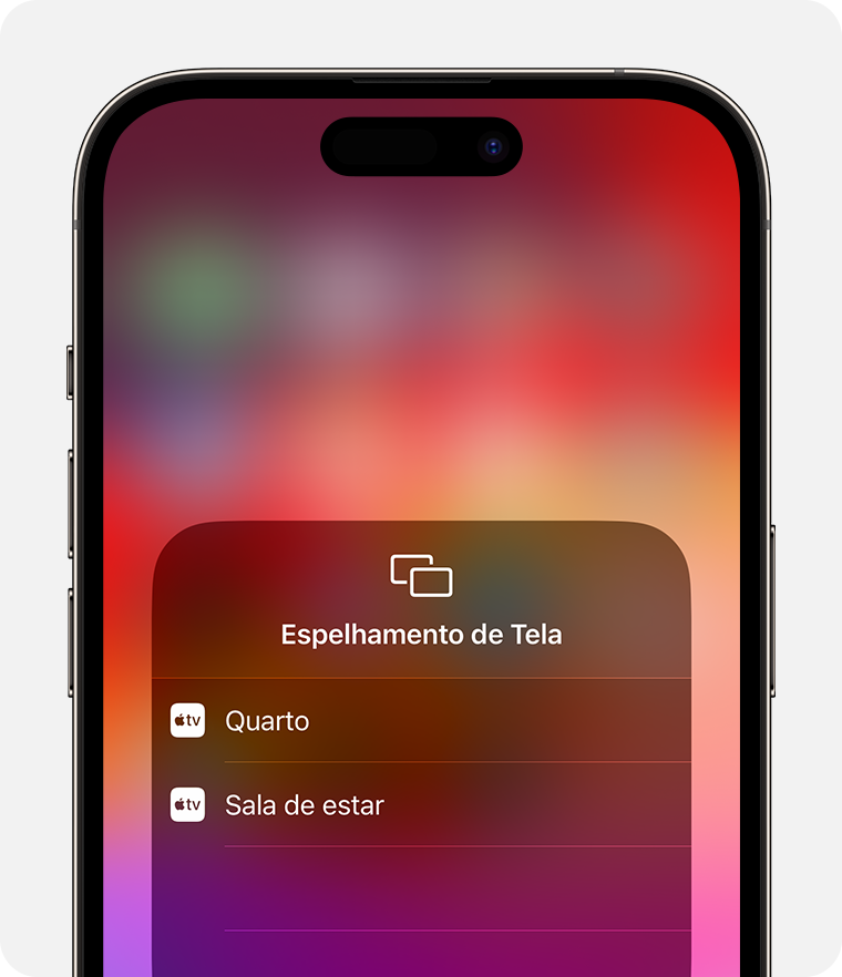 Controle a Apple TV com a Central de Controle do iOS ou iPadOS - Suporte da  Apple (BR)