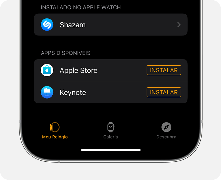 Baixar apps no Apple Watch - Suporte da Apple (BR)