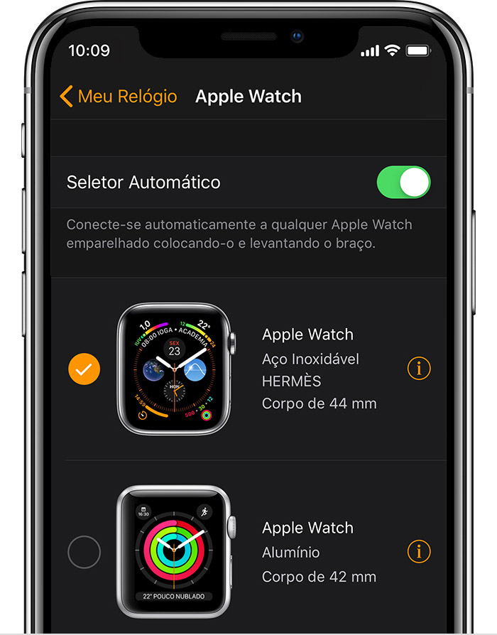 desemparelhar apple watch