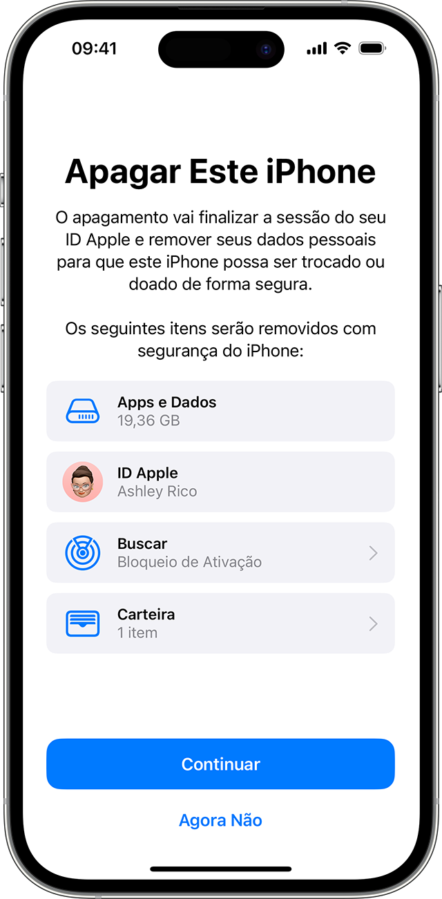 O que fazer antes de vender, dar de presente ou trocar o iPhone ou iPad -  Suporte da Apple (BR)