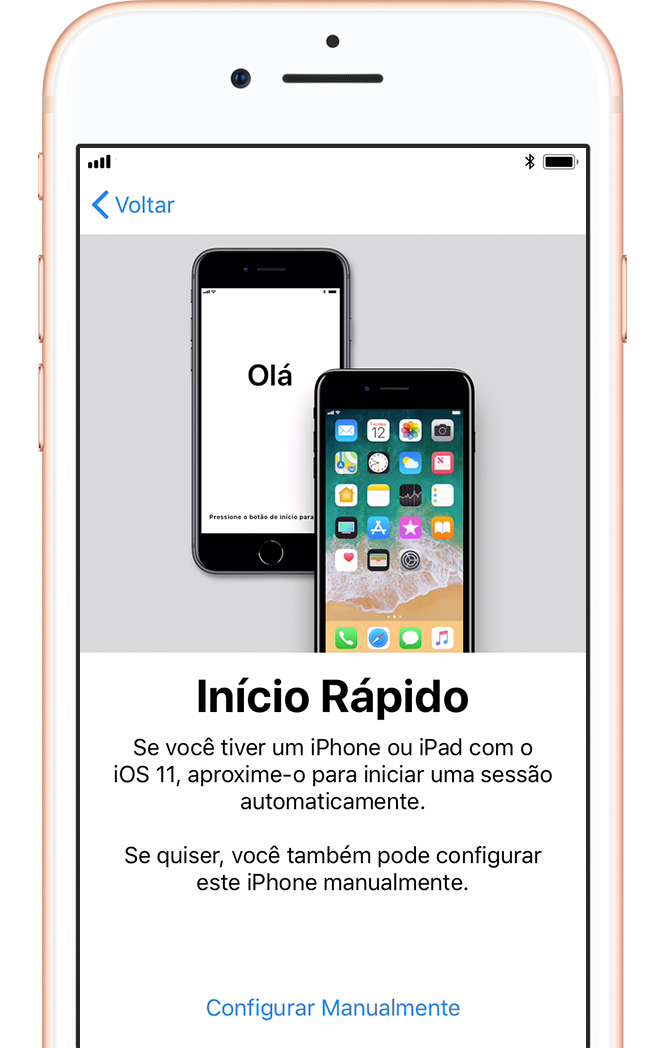 Configurar O Iphone Ipad Ou Ipod Touch Suporte Da Apple