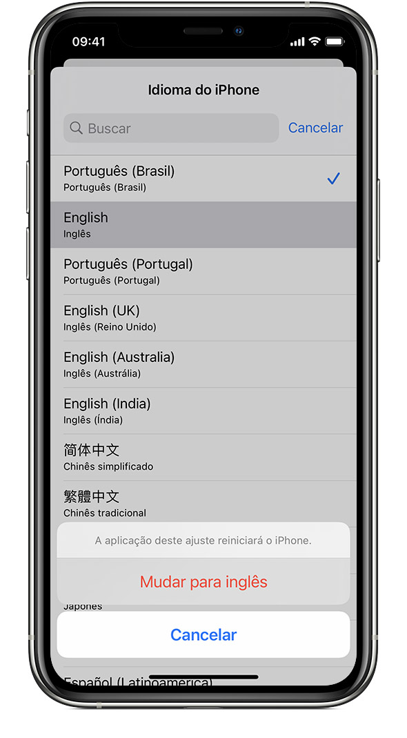 Alterar O Idioma No Iphone Ipad Ou Ipod Touch Suporte Da Apple Br