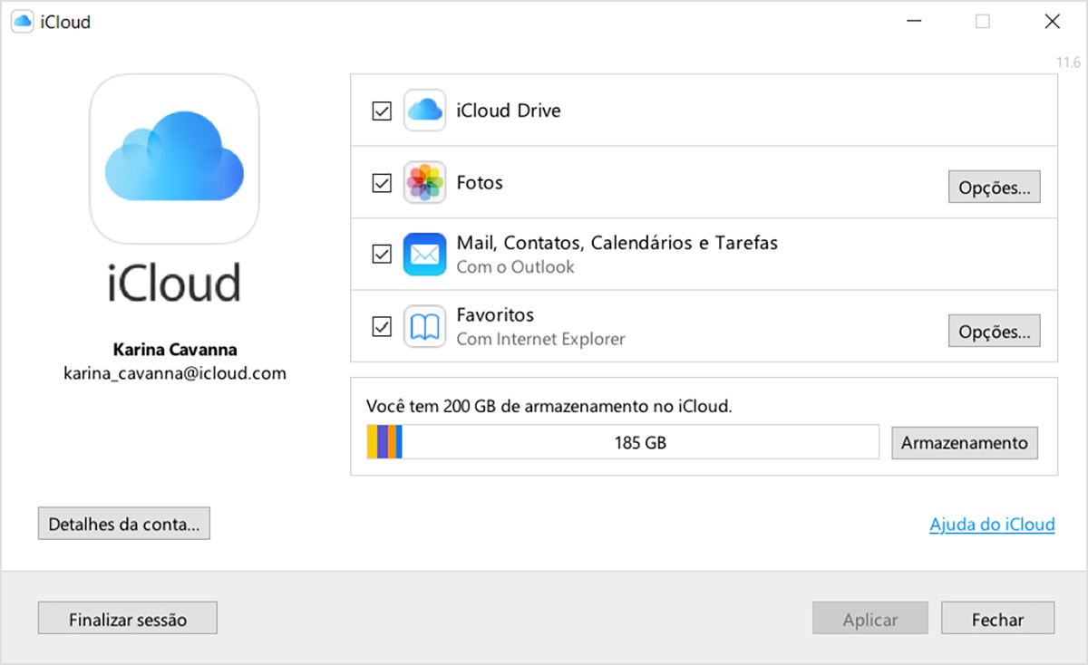 icloud outlook add in update