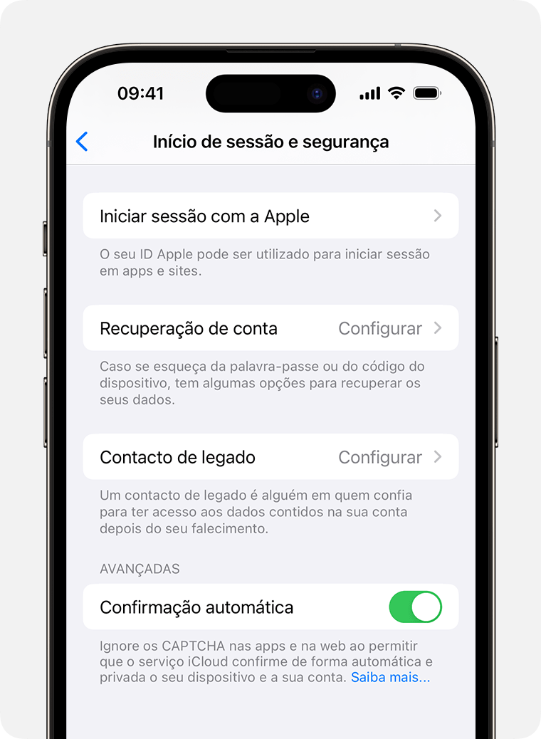 Gerenciar os apps com Iniciar sessão com a Apple - Suporte da