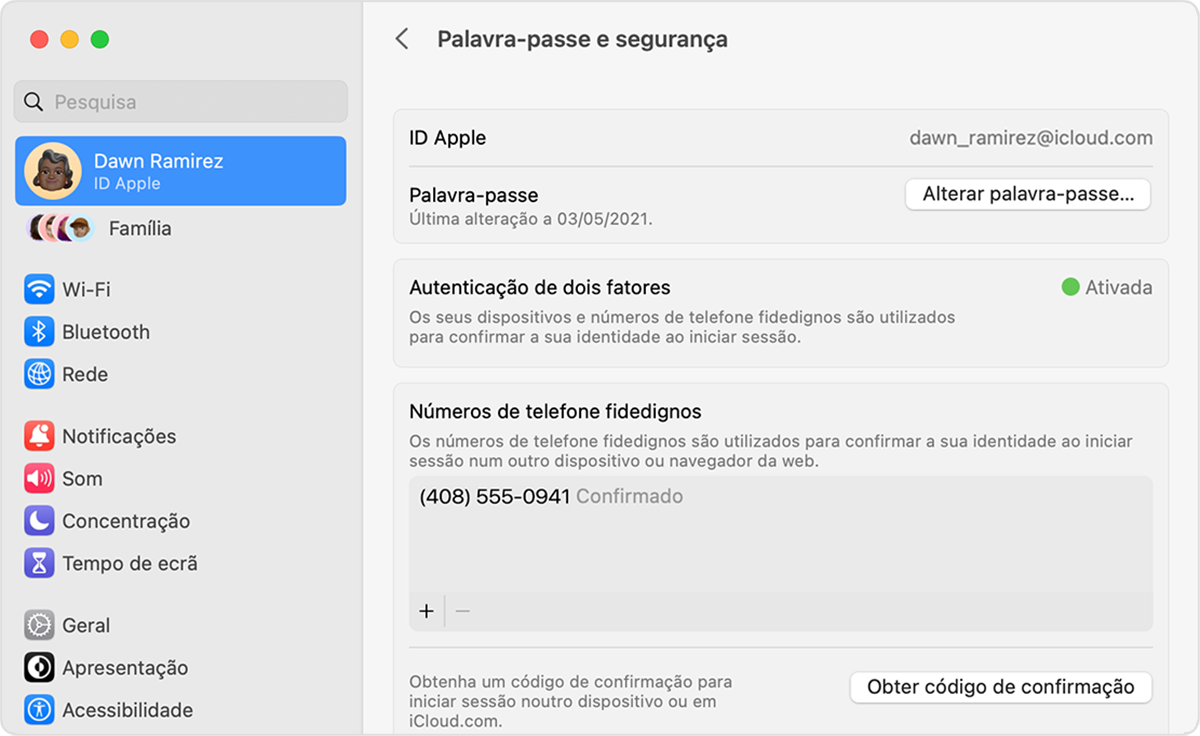 Alterar a palavra-passe do ID Apple no Mac