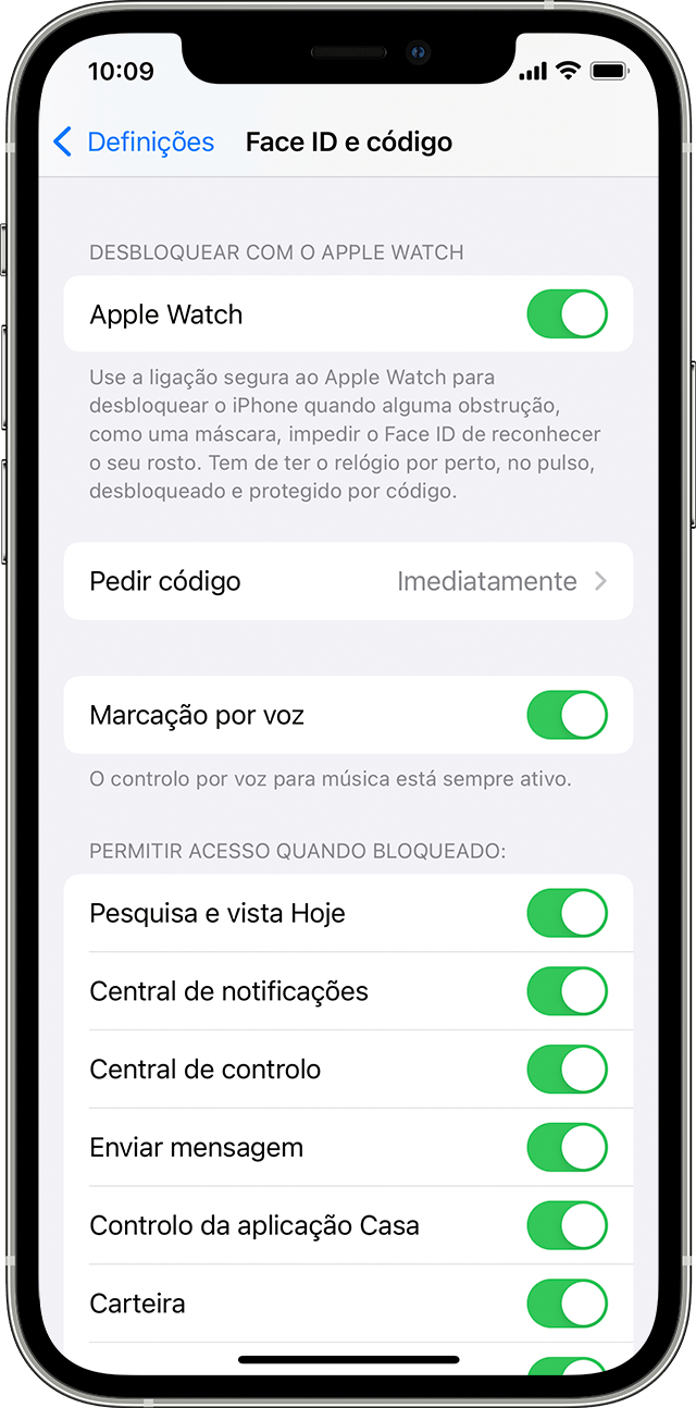 desbloqueando iphone com apple watch