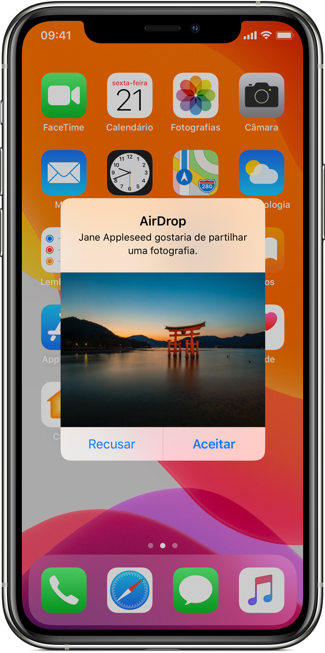 find airdrop on iphone