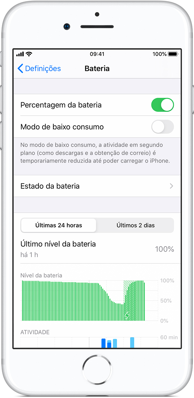 Bateria e desempenho do iPhone - Suporte Apple