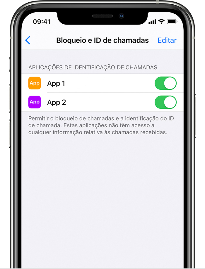iPhone a mostrar como configurar uma app para filtrar chamadas indesejadas
