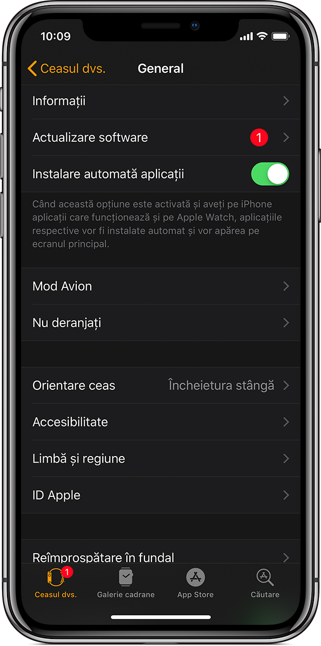 apple watch software update