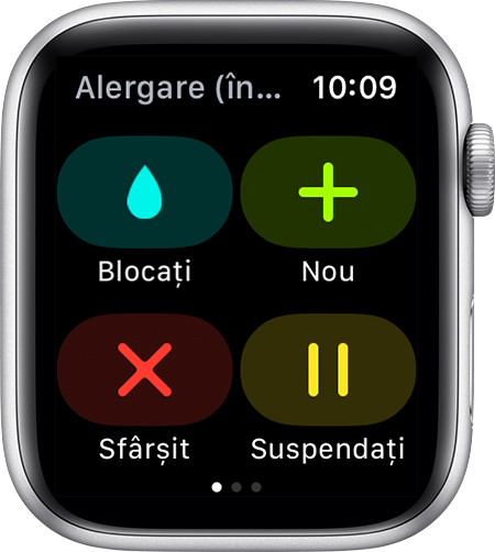 Utilizarea aplicației Exerciții de pe Apple Watch