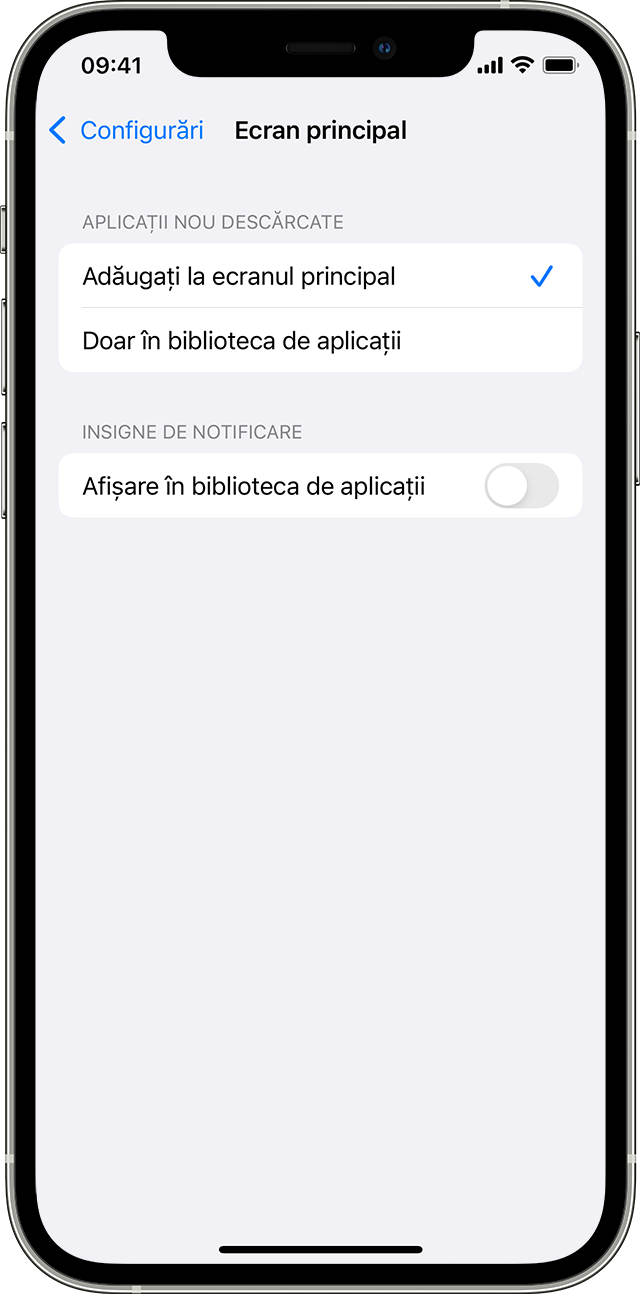 posture narrow wake up Organizarea ecranului principal și a bibliotecii de aplicații pe  dispozitivul iPhone - Apple Support (RO)