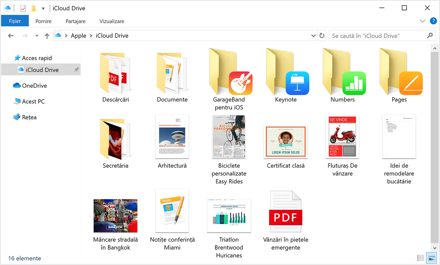 Configurarea și Folosirea Icloud Pentru Windows Apple Support