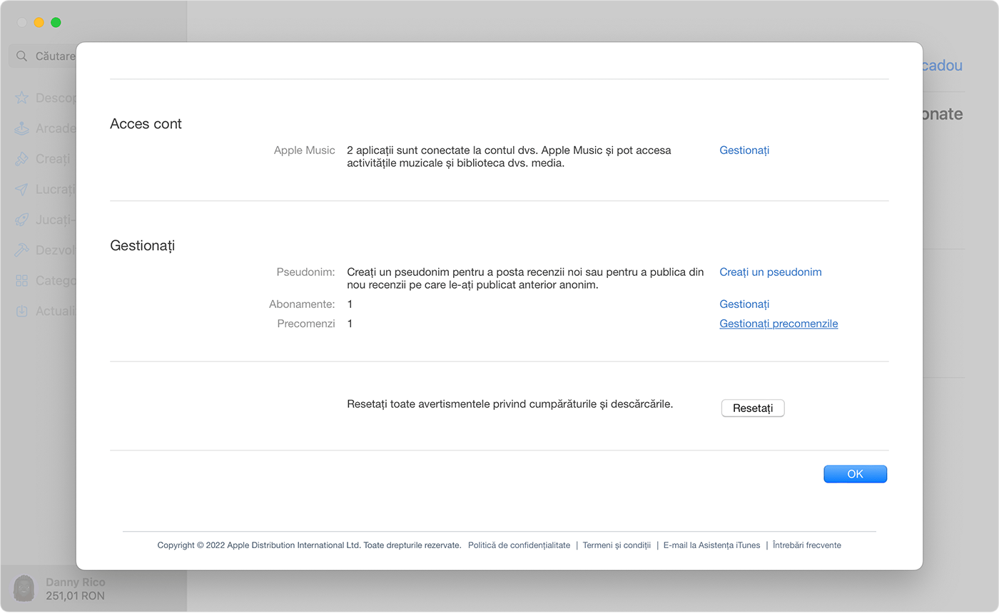 Butonul Manage Pre-Orders (Gestionați precomenzi) din App Store pe Mac.