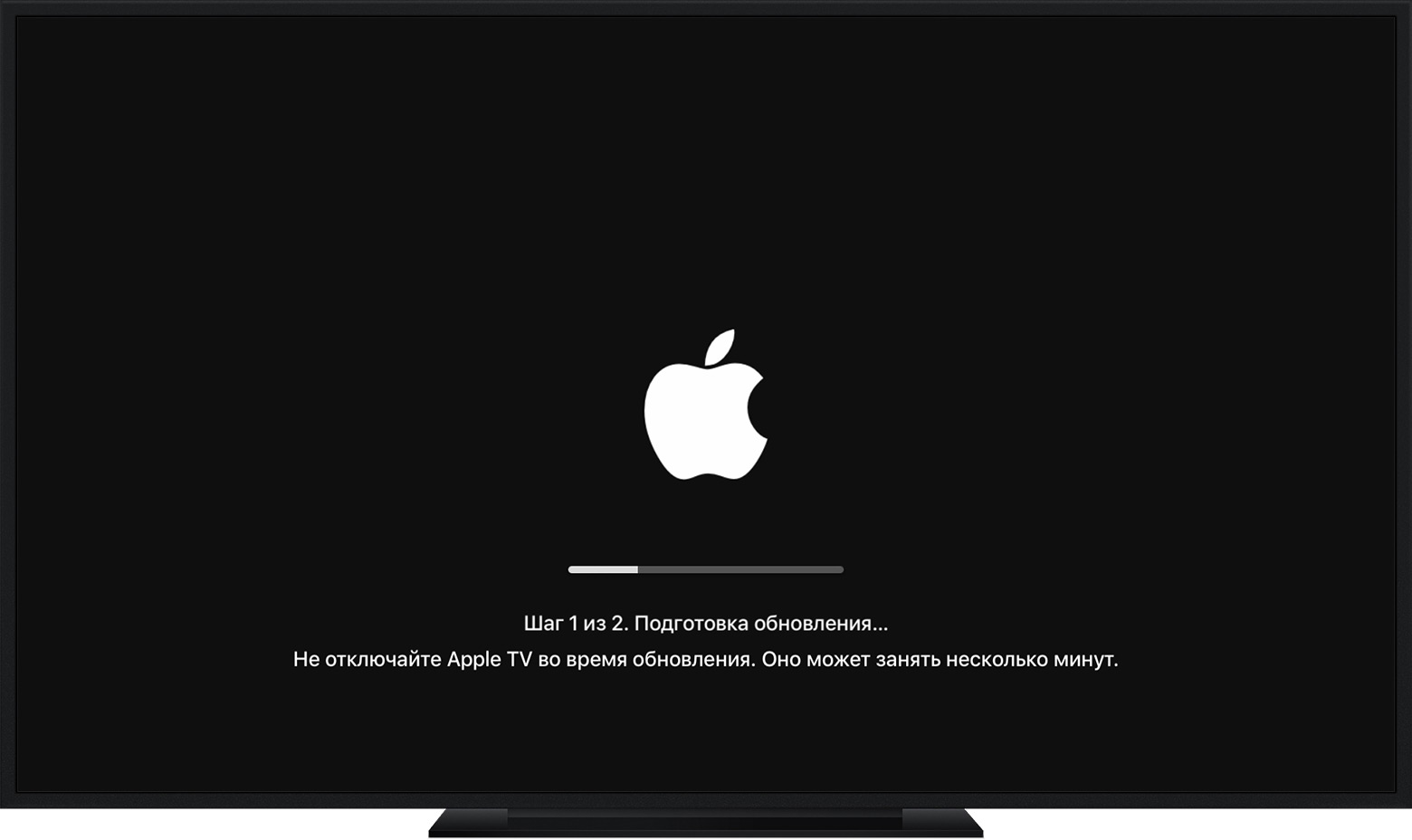 Этот значок появляется когда apple tv