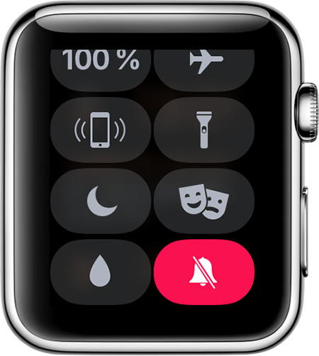 Пункт управления apple watch