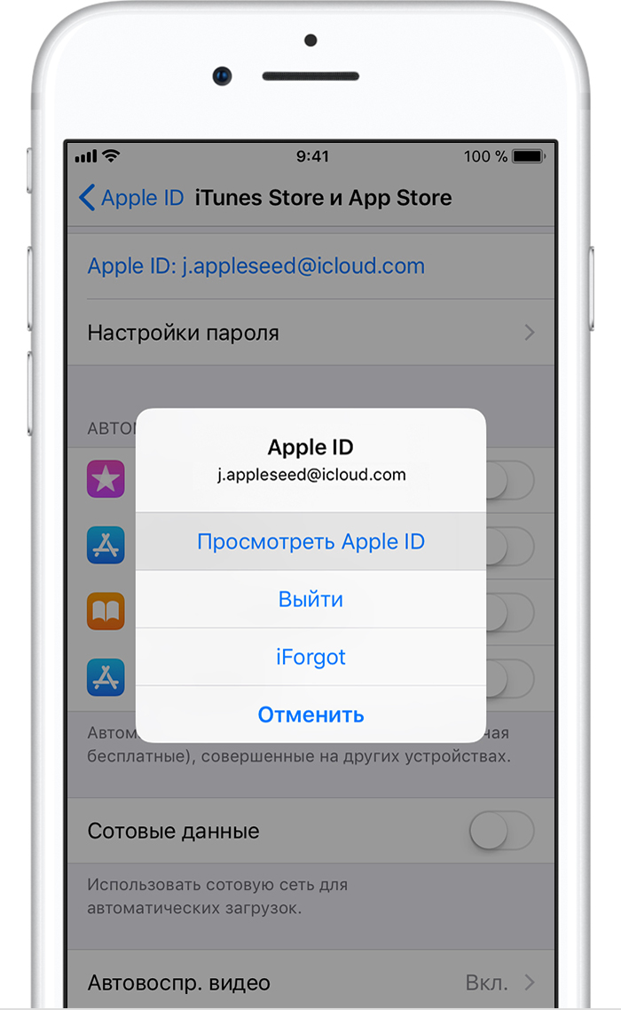 Как использовать apple id в app store