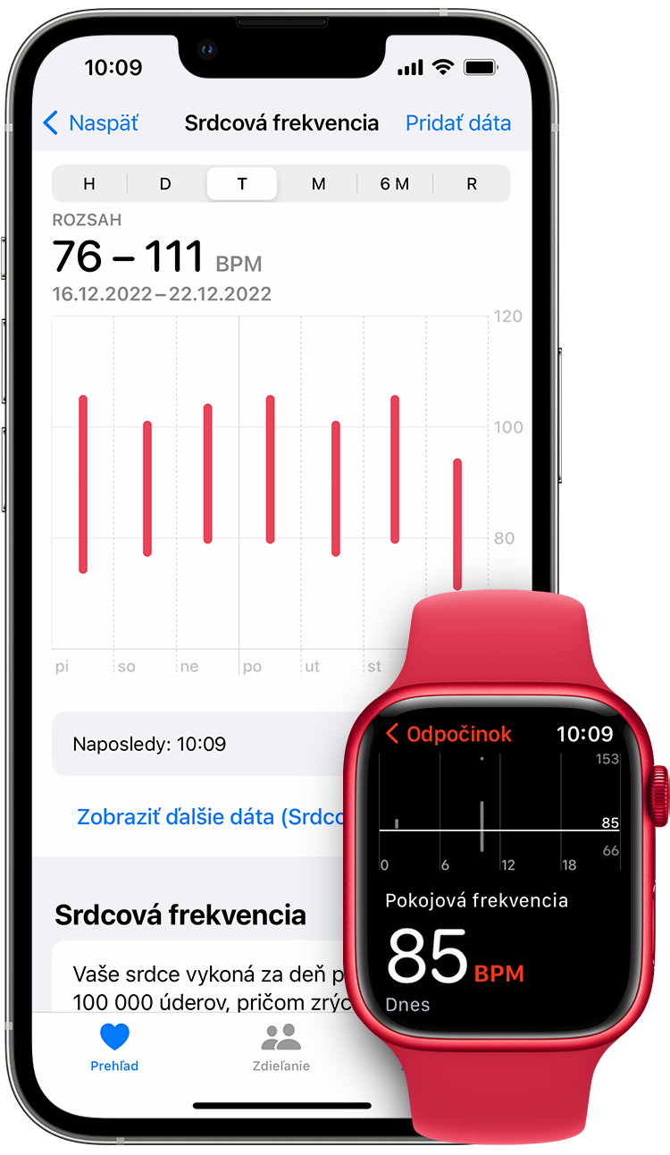 Sledovanie srdcovej frekvencie pomocou hodiniek Apple Watch - Apple Support  (SK)
